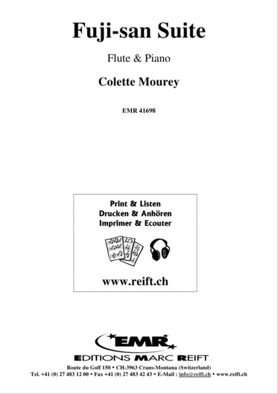 Fuji-san Suite Flute Solo scores gallery preview page 2