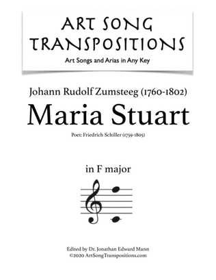 ZUMSTEEG: Maria Stuart (transposed to F major)