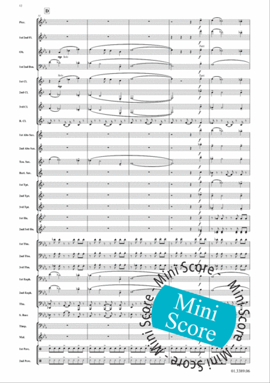 Moby Dick Concert Band scores gallery preview page 16