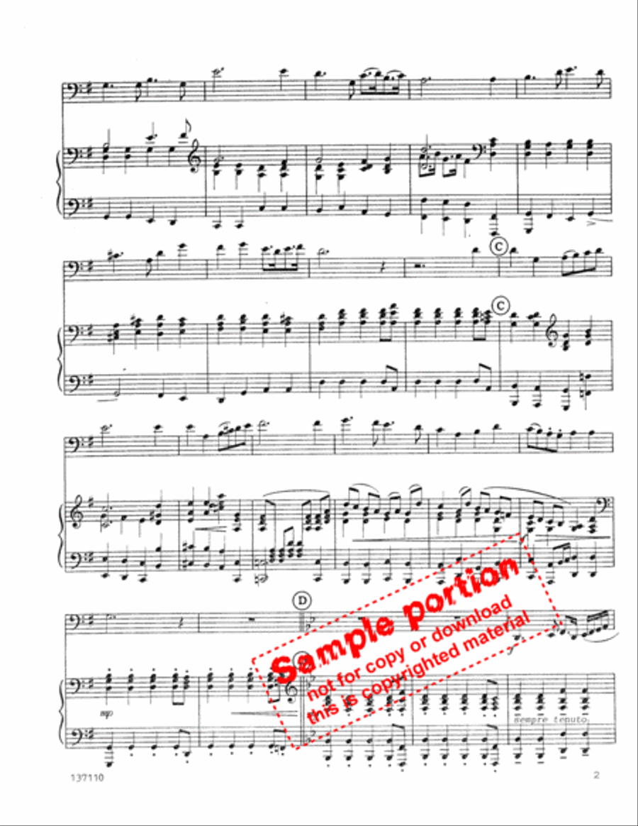 Crown Him With Many Crowns Horn Solo scores gallery preview page 3