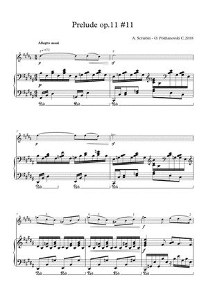 Scriabin Prelude op.11 #11