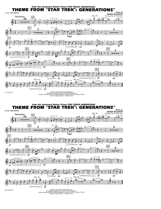 Theme from Star Trek: Generations - 1st Bb Trumpet