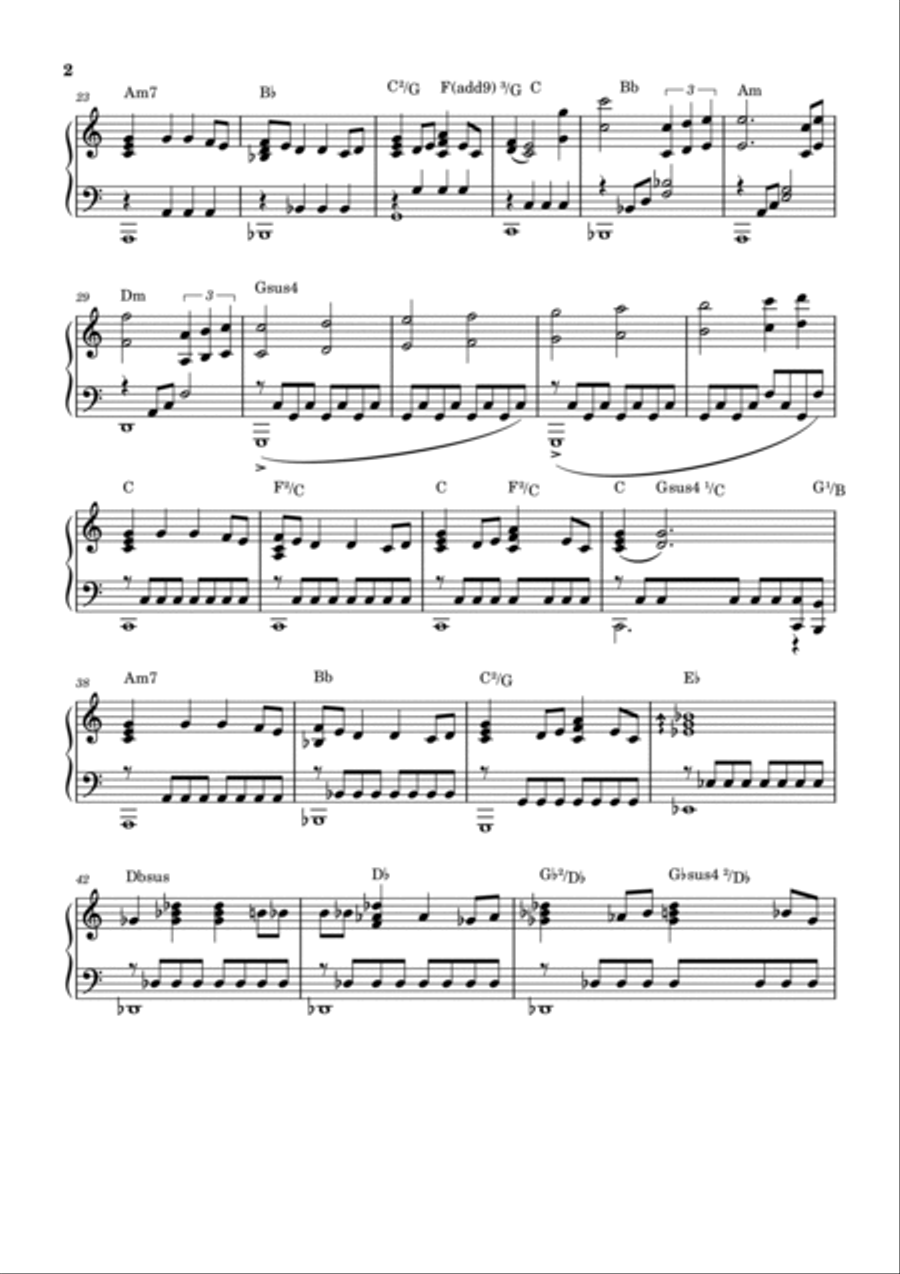 Top Gun Anthem Piano Solo scores gallery preview page 2