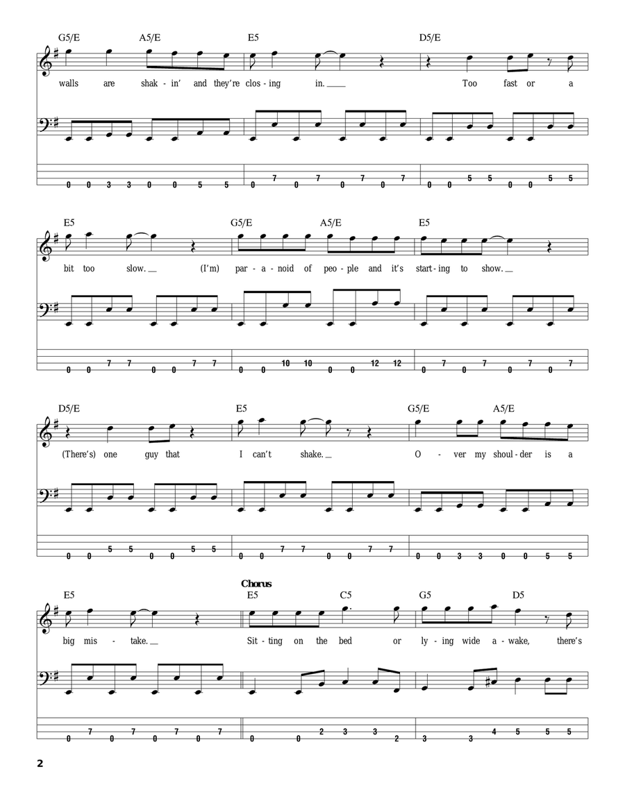 Gotta Get Away Gotta Get Away Acoustic Guitar scores gallery preview page 2