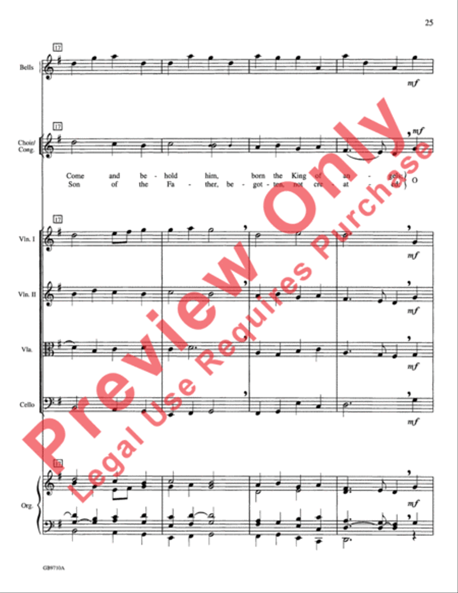 A Festival of Lessons and Carols Choir scores gallery preview page 26