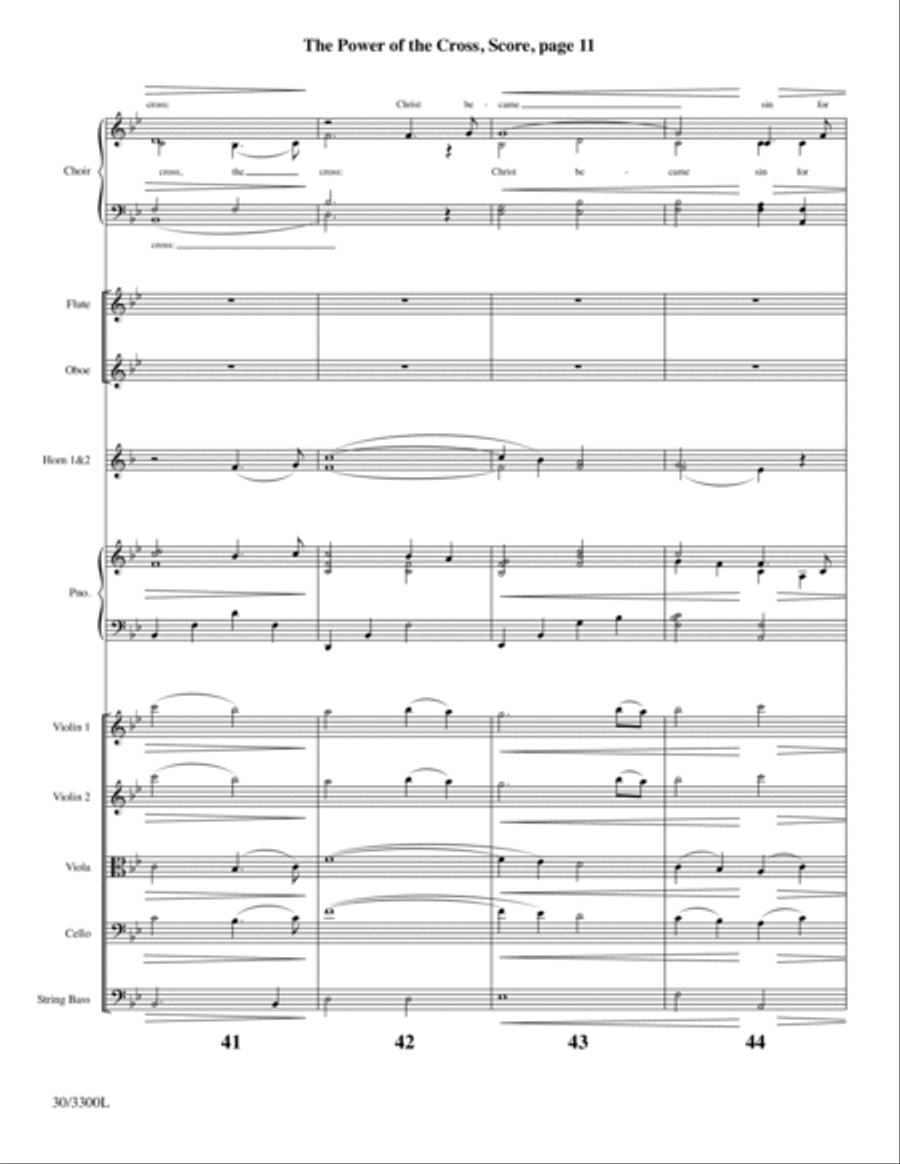 The Power of the Cross - Instrumental Ensemble Score and Parts Choir scores gallery preview page 13
