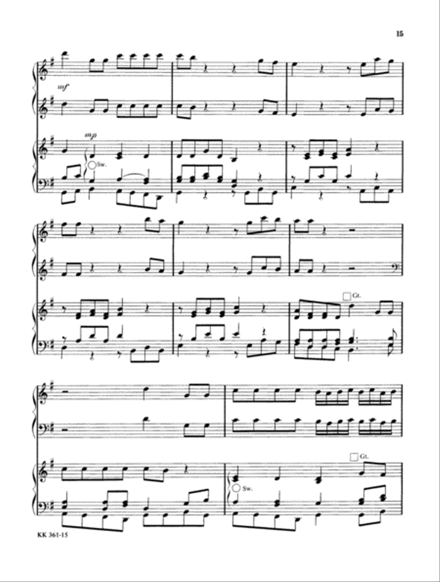 Festival Of Carols For Organ and Piano Vol 2 Organ scores gallery preview page 9