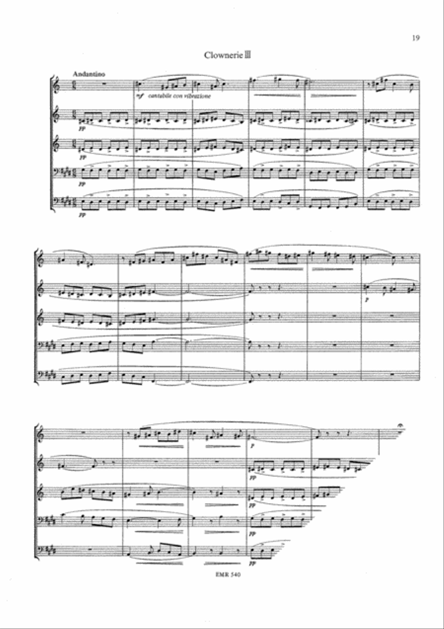 Kinderzirkus Brass Quintet scores gallery preview page 9