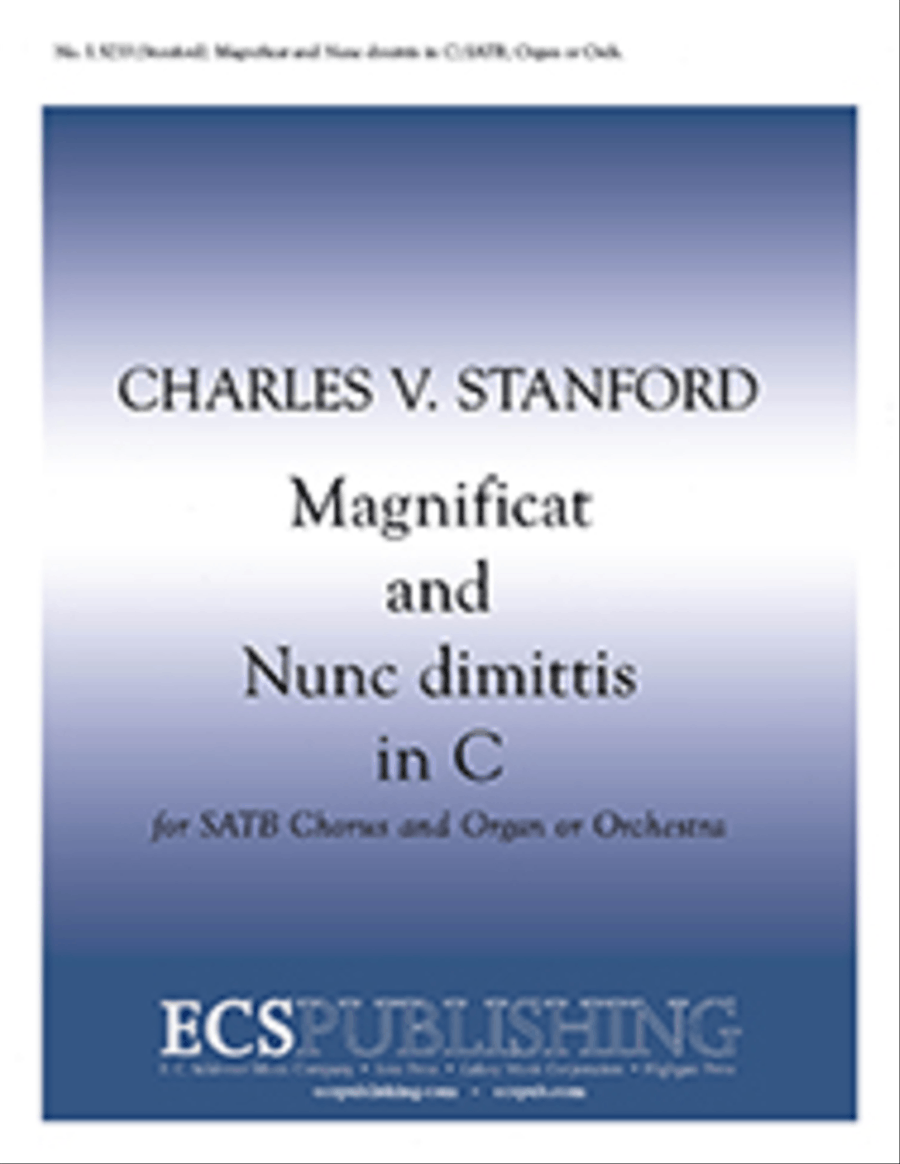 Magnificat & Nunc Dimittis in C 4-Part scores gallery preview page 1