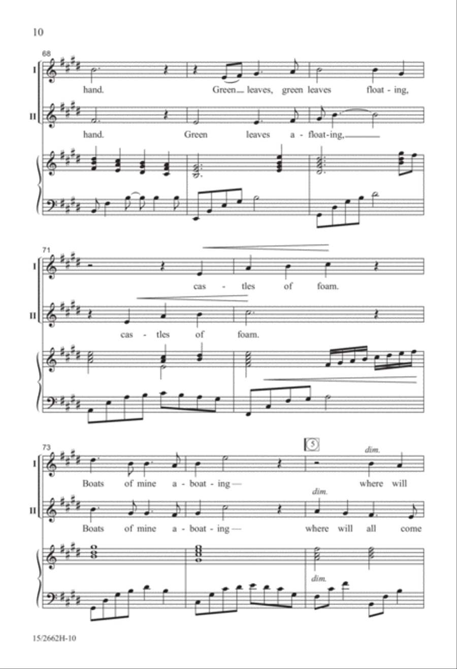 Where Go the Boats? 2-Part scores gallery preview page 11