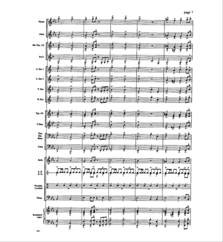 Taco Time Concert Band scores gallery preview page 6