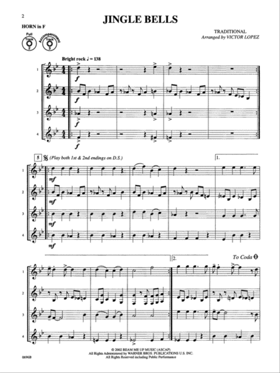Flex-Ability Holiday -- Solo-Duet-Trio-Quartet with Optional Accompaniment Small Ensemble scores gallery preview page 3