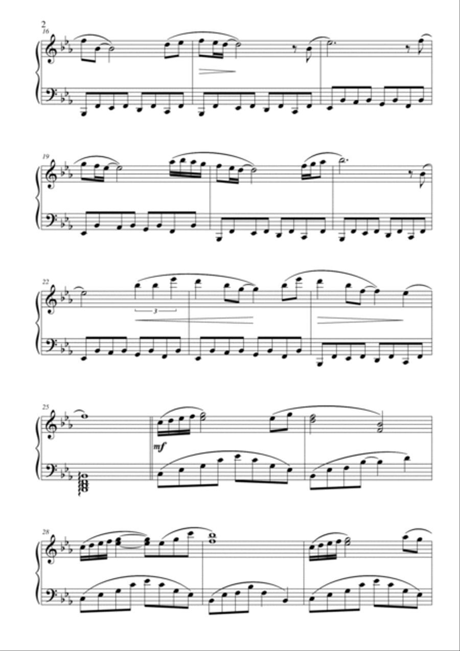 Serendipitous Love Piano Solo scores gallery preview page 4