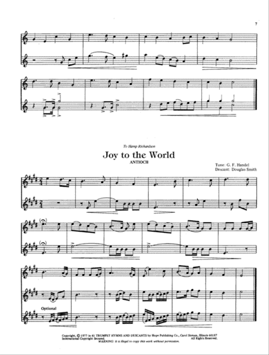 61 Trumpet Hymns and Descants, Vol. 1 Trumpet Solo scores gallery preview page 3