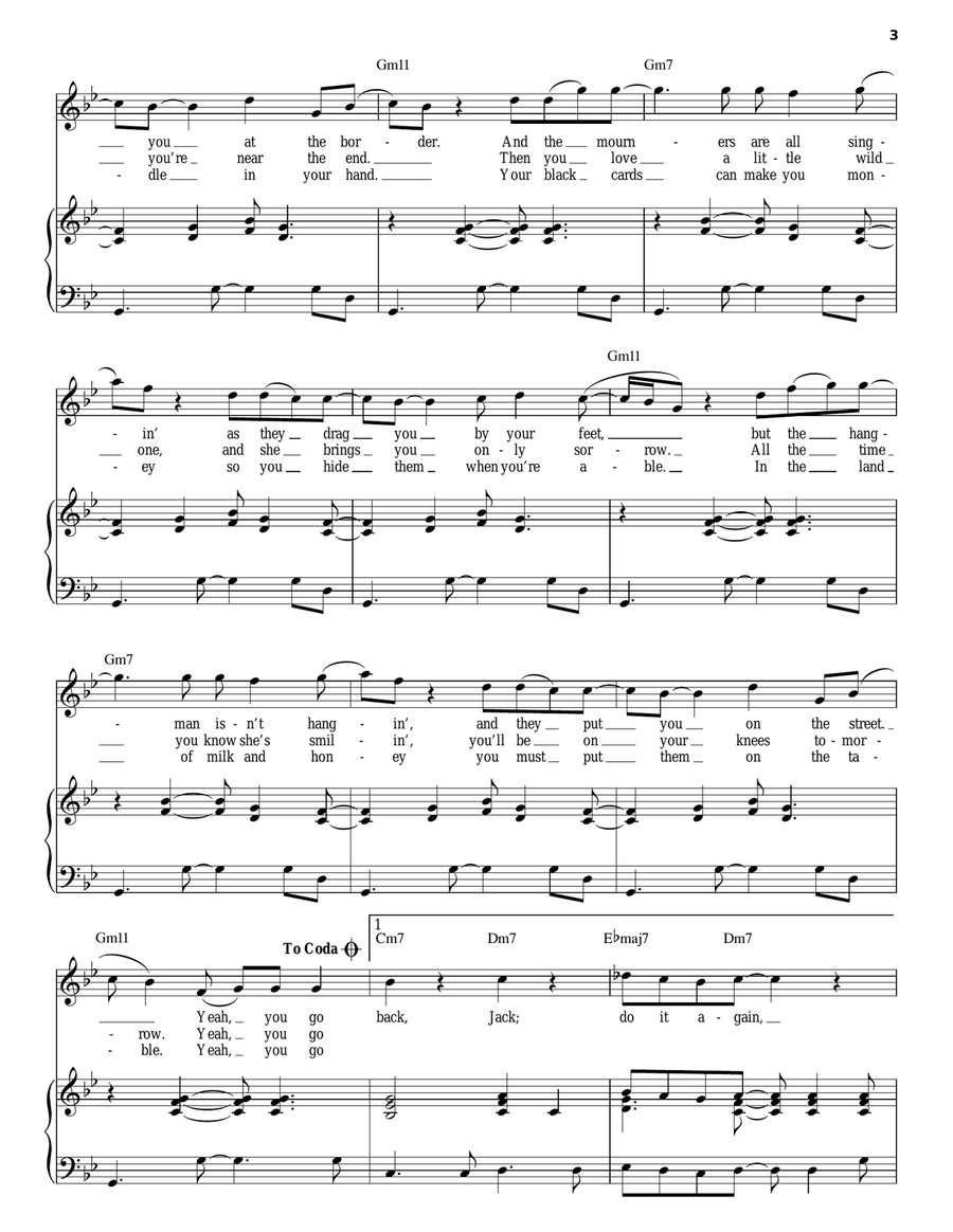 Do It Again Piano, Vocal scores gallery preview page 3
