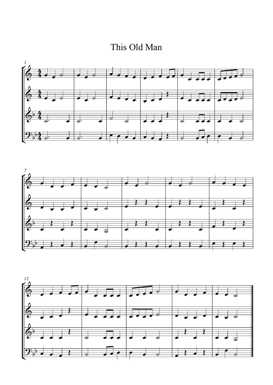 6 Easy Pieces for Flexible Brass Ensemble Brass Ensemble scores gallery preview page 6