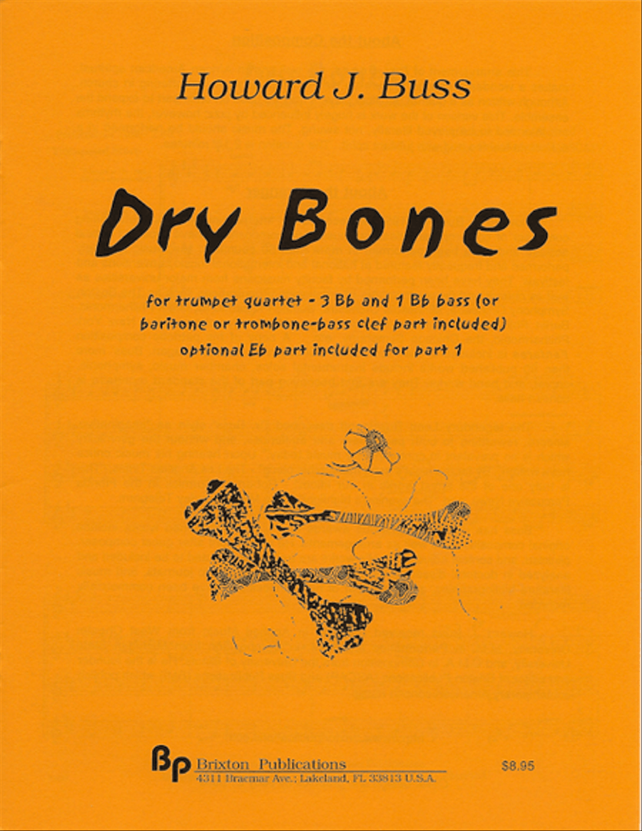 Dry Bones Trombone scores gallery preview page 1