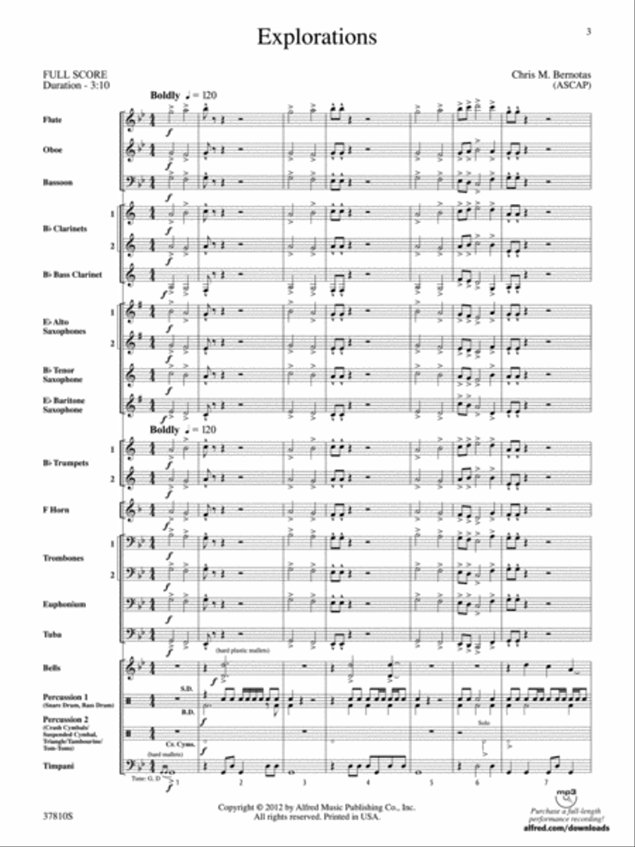 Explorations: Score Explorations: Score Concert Band scores gallery preview page 3