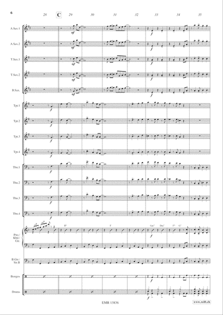 Rush Hour Big Band scores gallery preview page 7