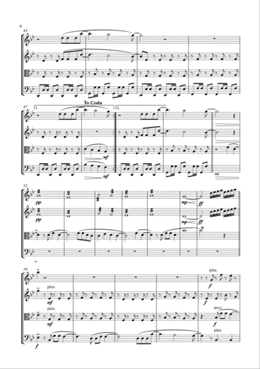 Titanium String Quartet scores gallery preview page 3