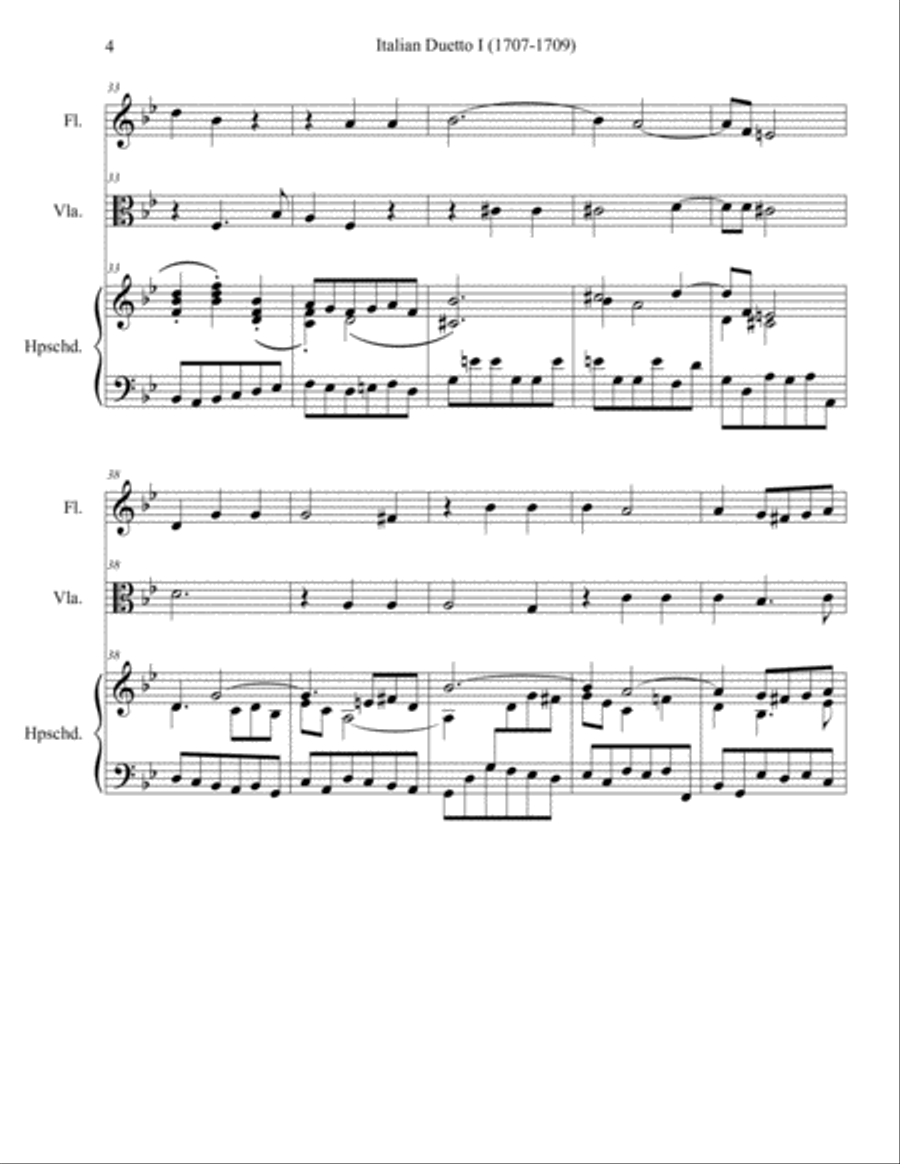 Italian Duetto 1 Small Ensemble scores gallery preview page 4