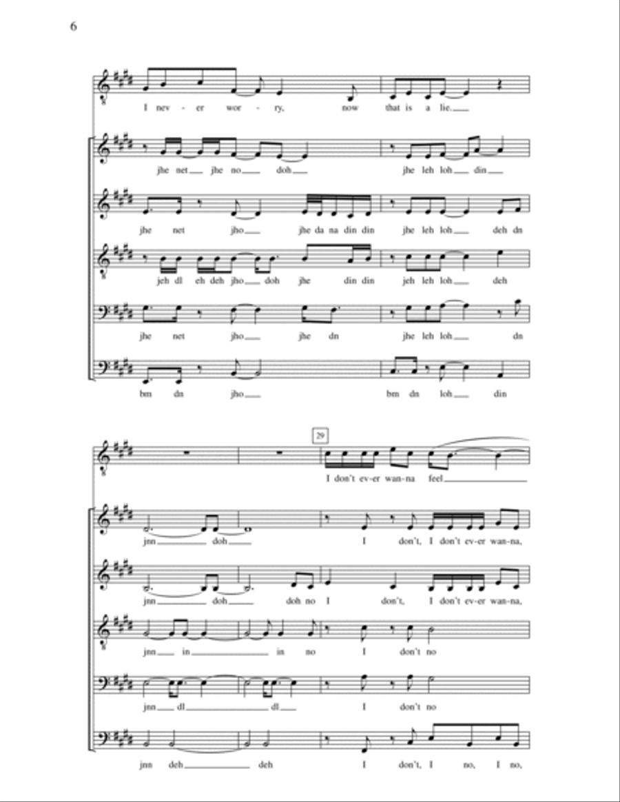Under The Bridge Under The Bridge SATBarB scores gallery preview page 6