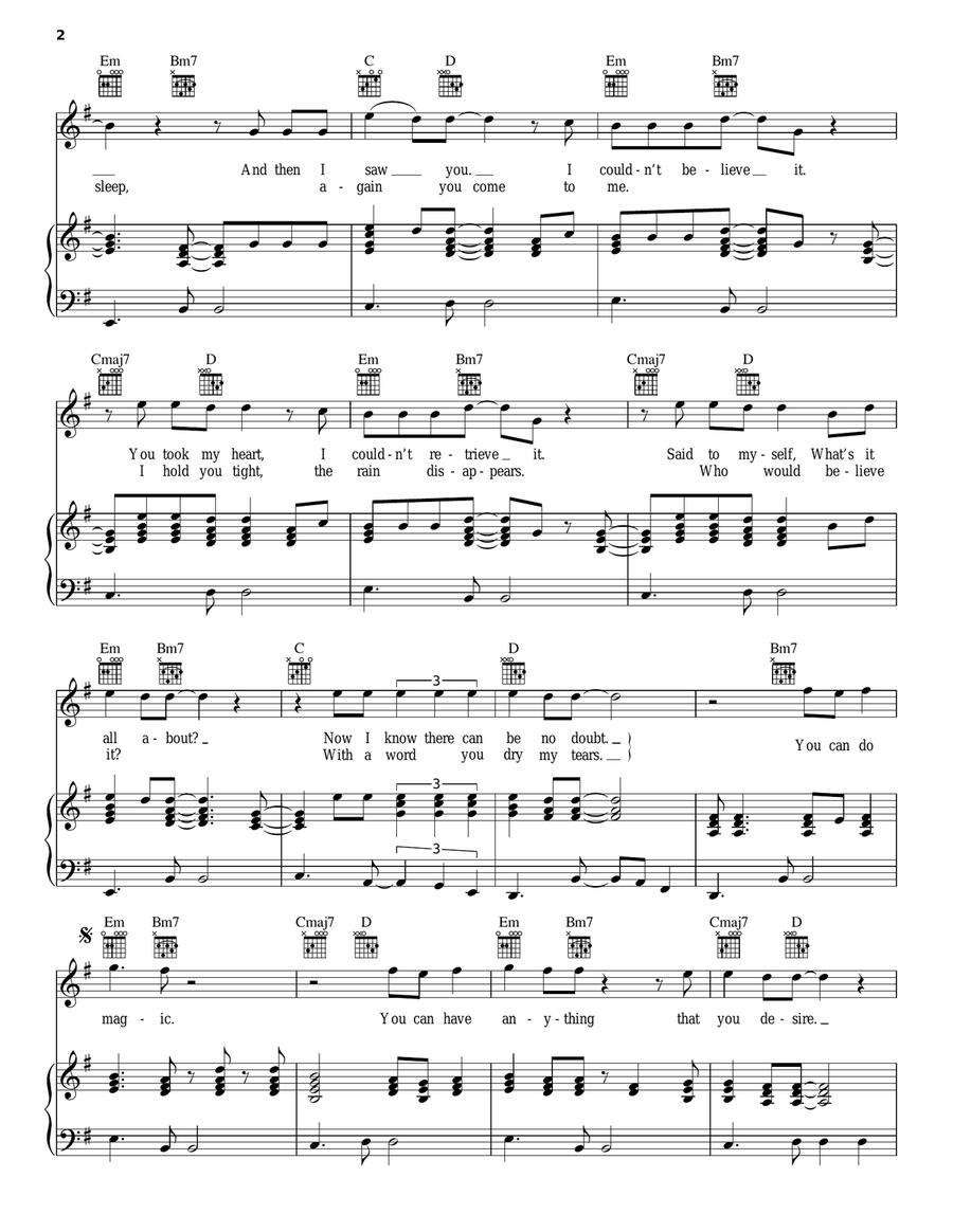 You Can Do Magic Piano, Vocal, Guitar scores gallery preview page 2