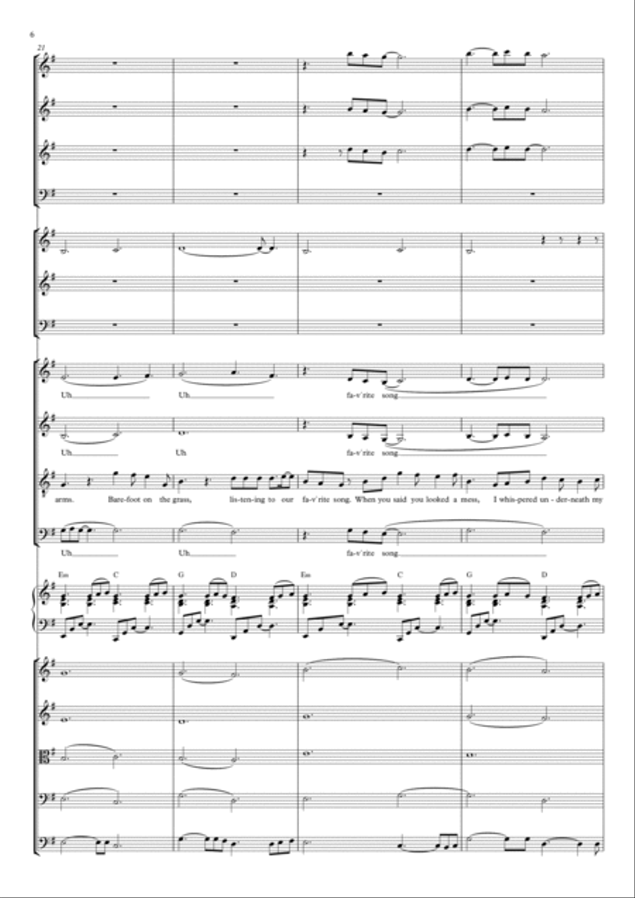 Perfect Symphony A Cappella scores gallery preview page 6
