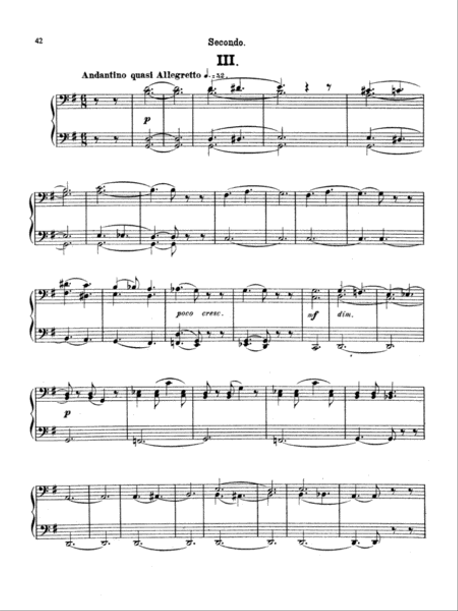Rimsky-Korsakov: Scheherazade (Suite Symphonique, Op. 35) Piano Duet scores gallery preview page 1