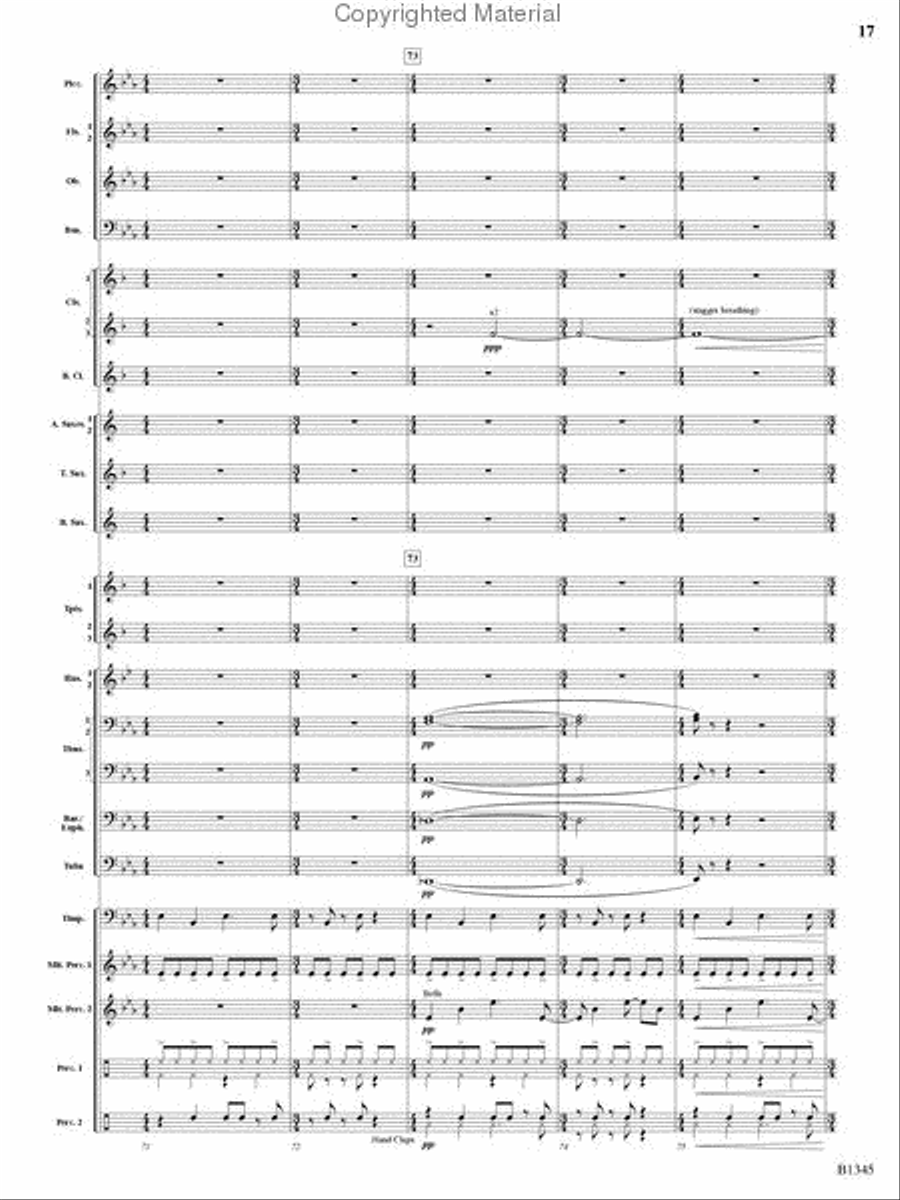 Fanfare and Jubilation Concert Band scores gallery preview page 16
