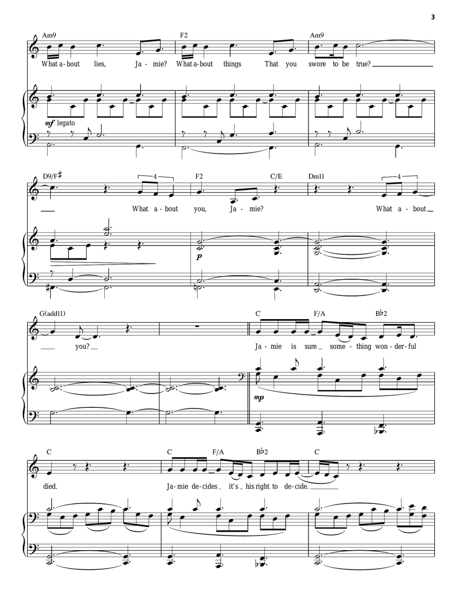 Still Hurting (from The Last 5 Years) Guitar scores gallery preview page 3