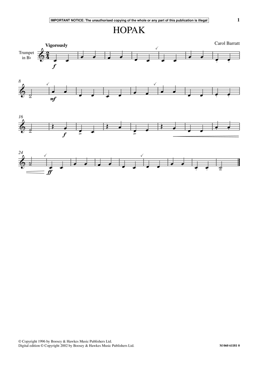 Hopak Hopak School and Community scores gallery preview page 1