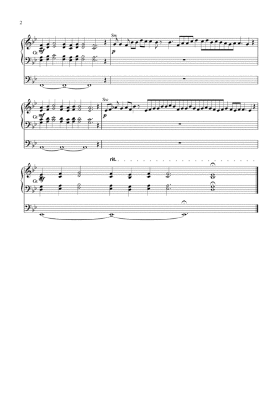 Mass for the 4th Sunday in Lent, Op. 6 (2011) Organ Solo scores gallery preview page 2