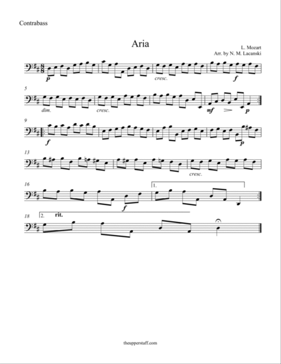 Aria Aria String Orchestra scores gallery preview page 5
