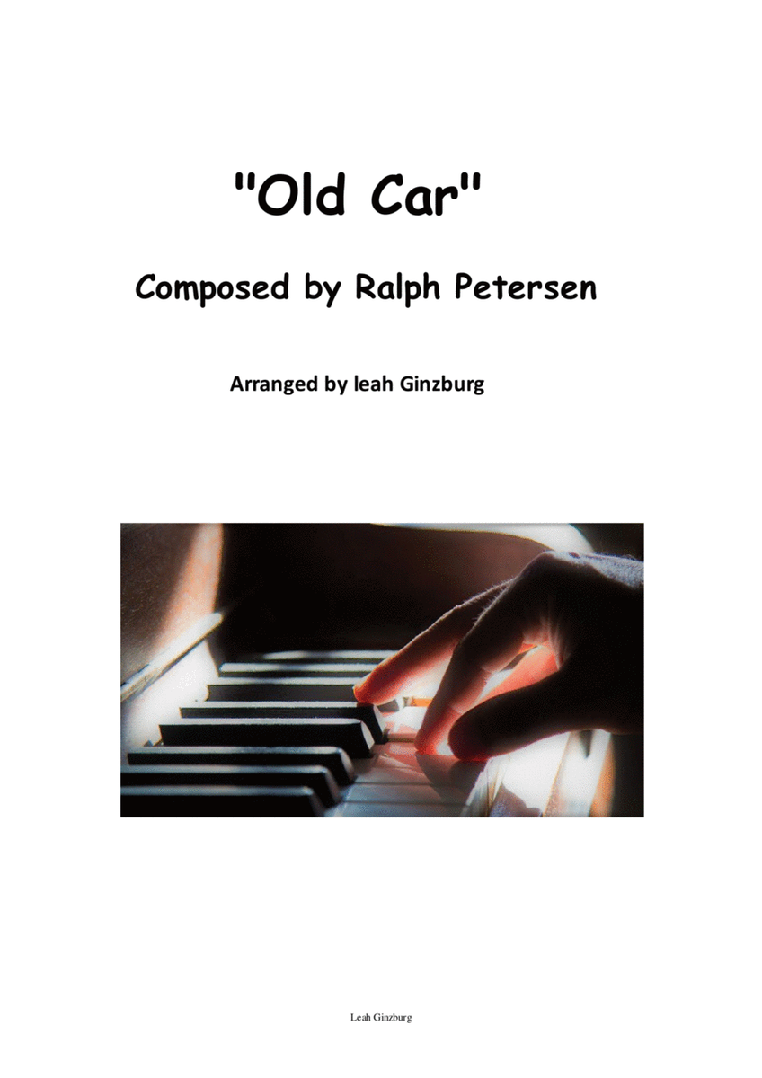 "Old Car" by Ralph Petersen, arranged by Leah Ginzburg image number null