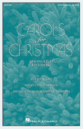 Book cover for Carols for Christmas