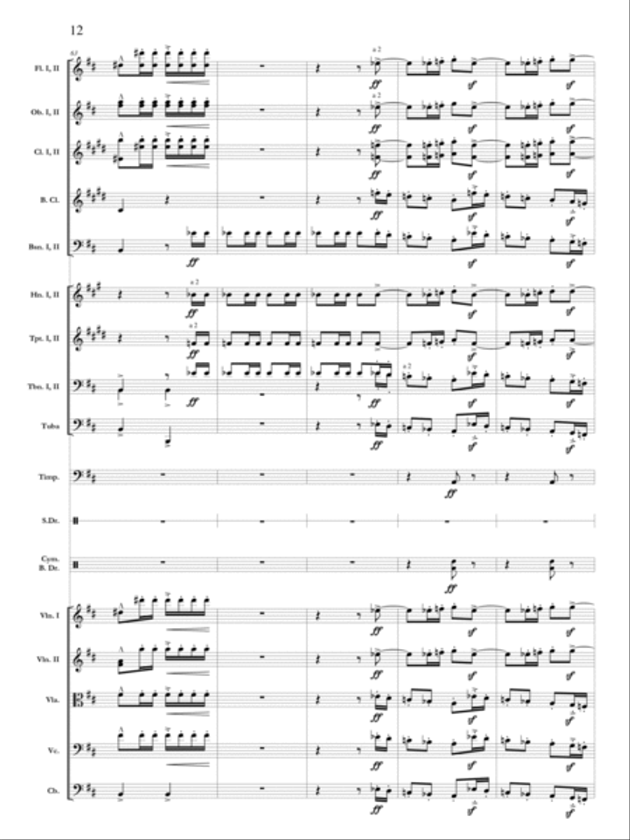 Pomp and Circumstance March No. 1 Orchestra scores gallery preview page 13