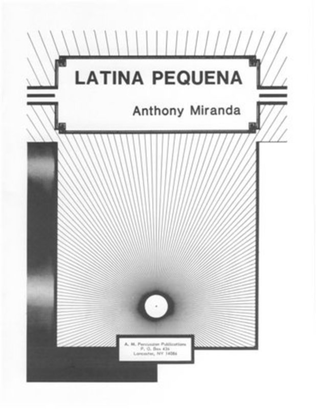 Latina Pequena For Solo Multiple Percussion