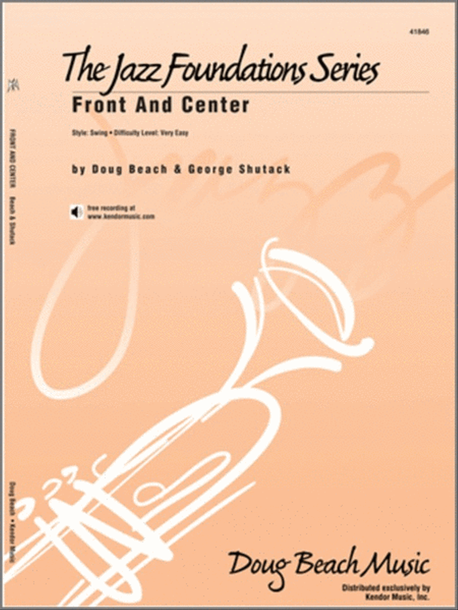 Front And Center Je1 Sc/Pts Jazz Ensemble scores gallery preview page 1