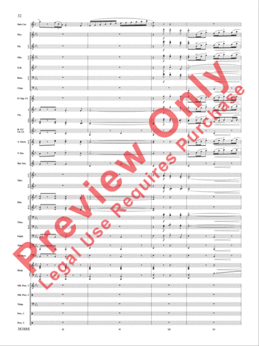 Napoli Napoli Concert Band scores gallery preview page 33