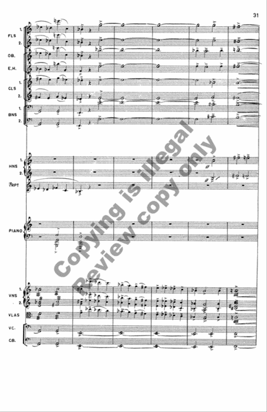 Symphony No. 3 Chamber Orchestra scores gallery preview page 18