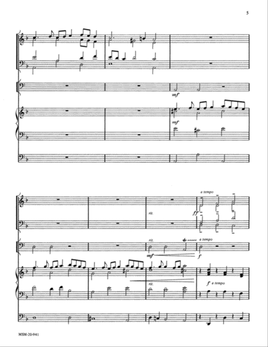 Sinfonia Organ scores gallery preview page 5