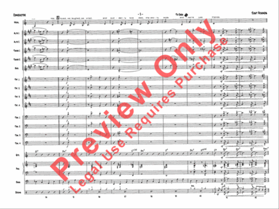 Just Friends Jazz Ensemble scores gallery preview page 20