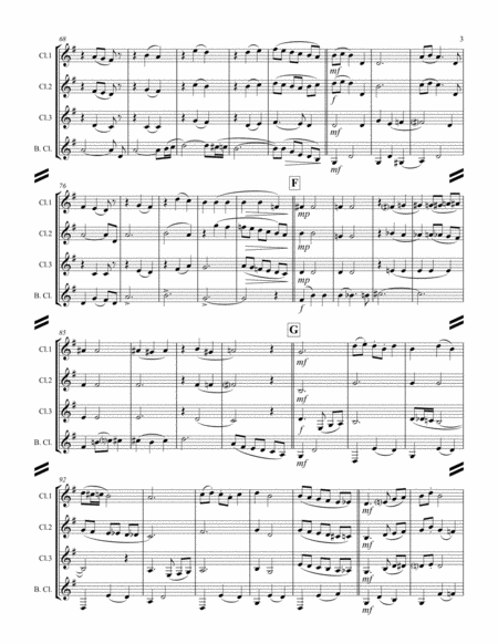 Always - Irving Berlin (for Clarinet Quartet) image number null
