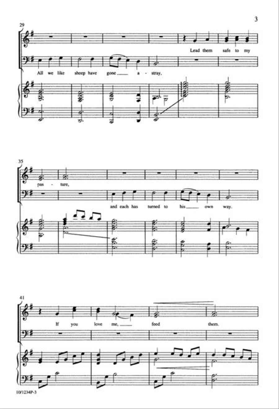 Feed My Lambs 4-Part scores gallery preview page 3