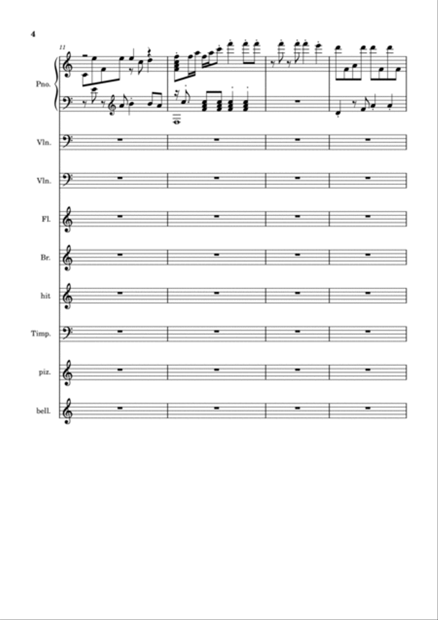MAWAR BODAS Full Orchestra scores gallery preview page 4