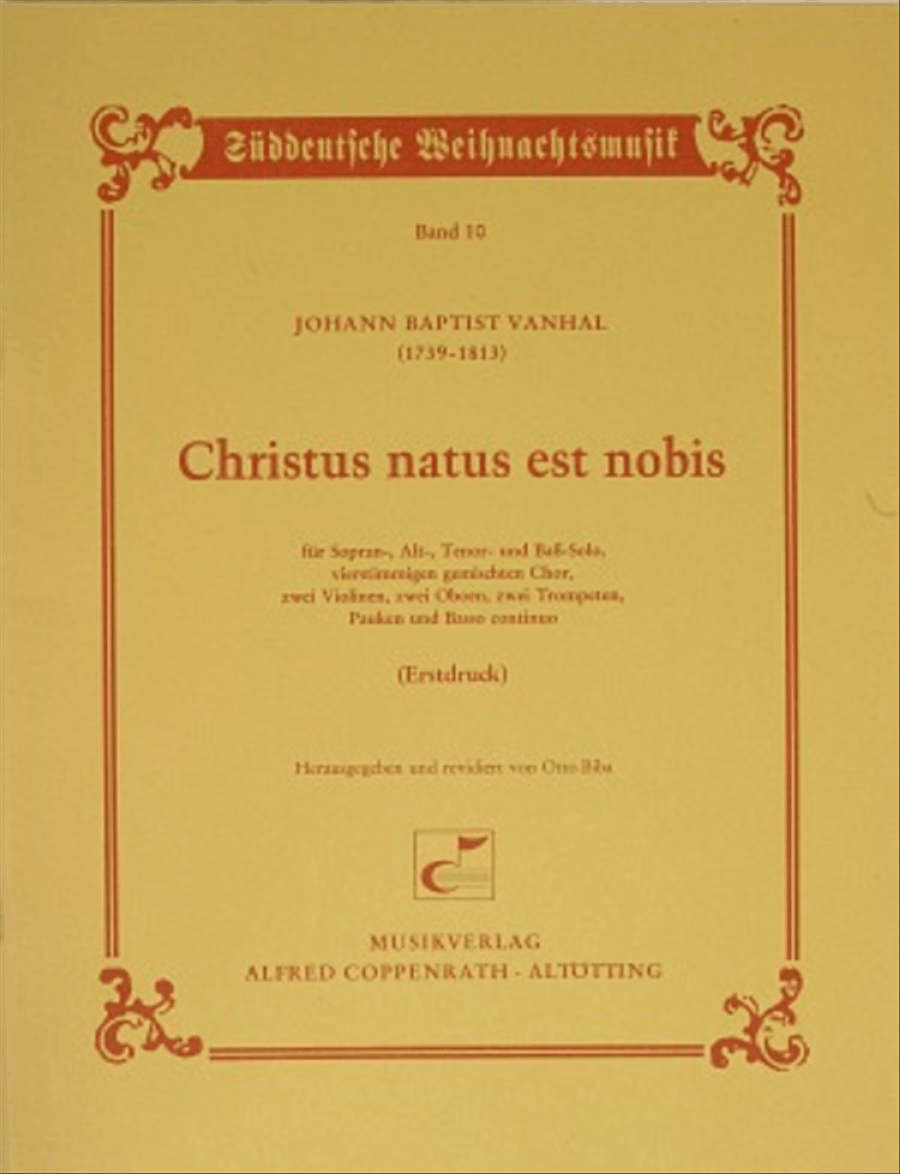 Christus natus est nobis Christus natus est nobis 4-Part scores gallery preview page 1