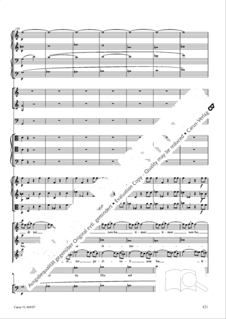 Davide penitente 4-Part scores gallery preview page 134