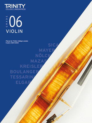 Book cover for Violin Exam Pieces 2020-2023: Grade 6