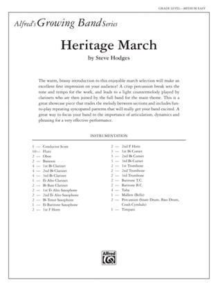 Heritage March: Score